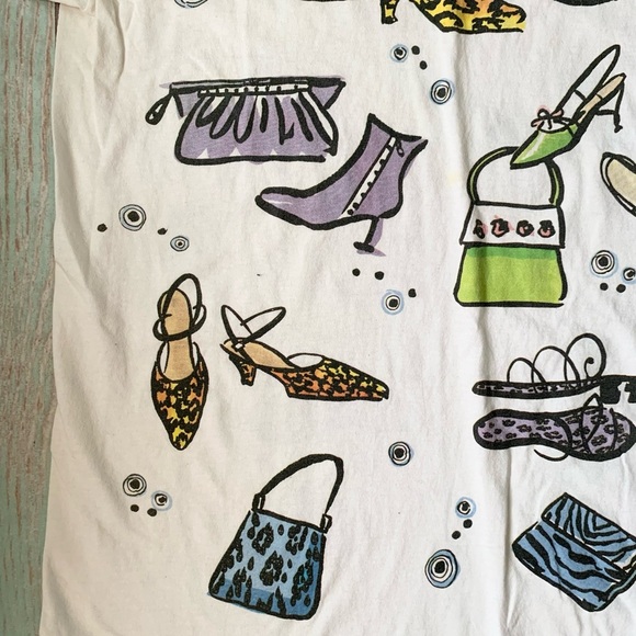 Vintage shoe lovers short sleeve cotton tee one size - Picture 4 of 8